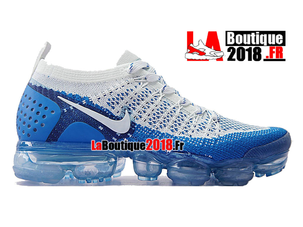 nike vapormax blanche et bleu