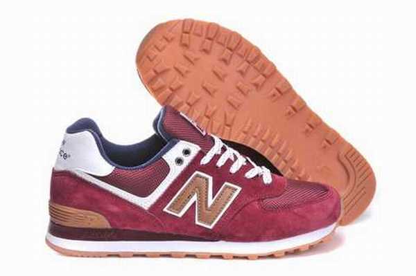 new balance homme rouge pas cher